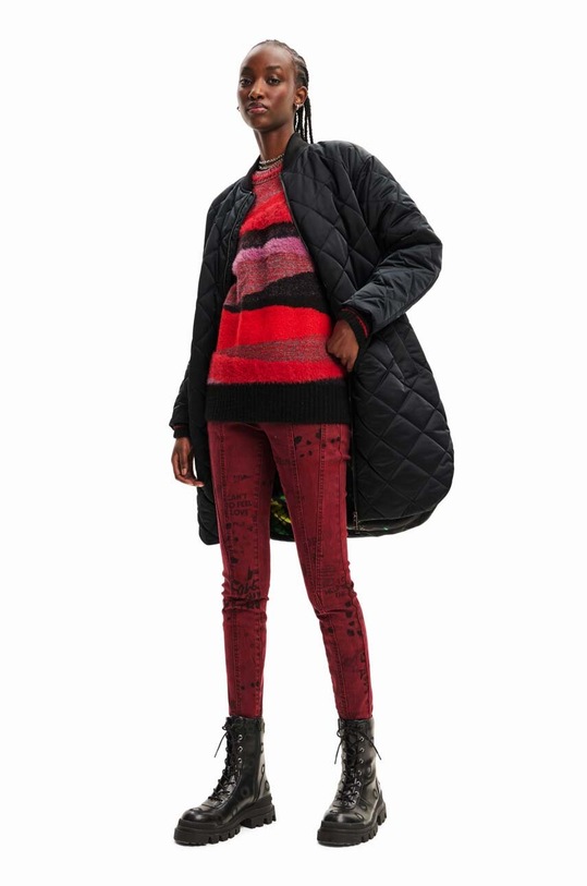 Desigual pulover rosu 23WWJF36