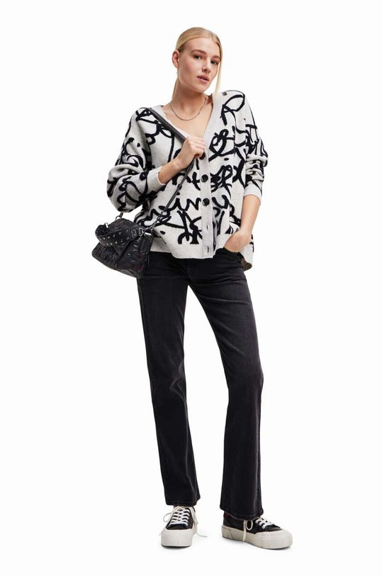 Desigual kardigán bézs 23WWJF40