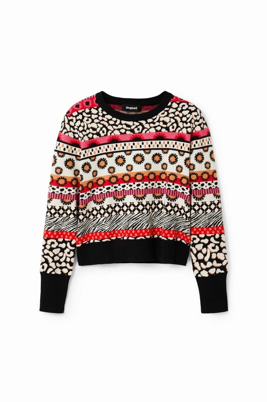 Desigual pulover 23WWJF49 multicolor