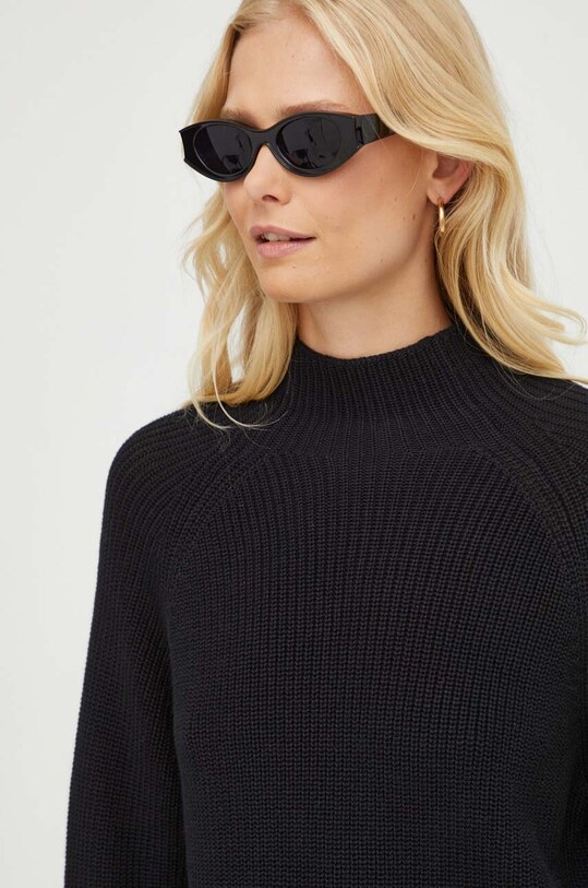 Odzież Marc O'Polo sweter bawełniany 309605960009 czarny