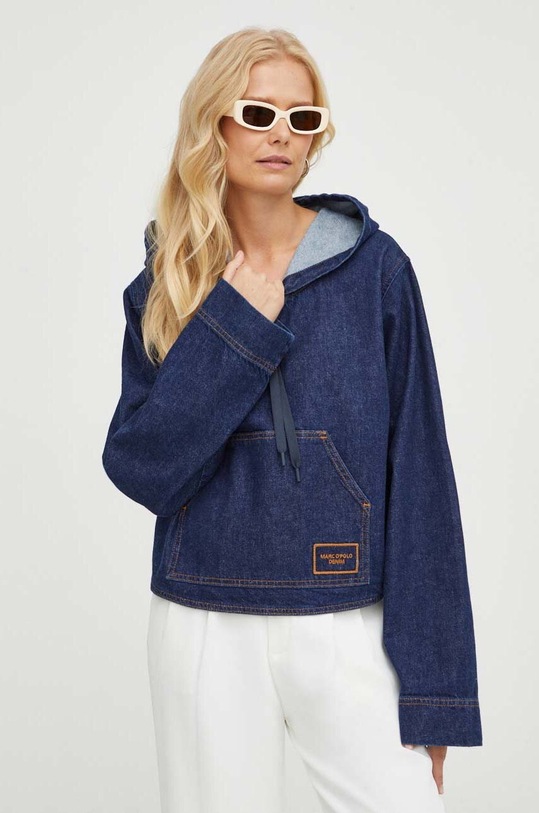 Marc O'Polo bluza jeansowa DENIM 348911122029 granatowy AW23