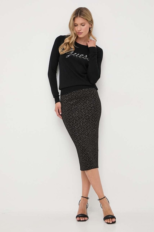 Guess sweter W3BR22.Z2NQ2 czarny AW23