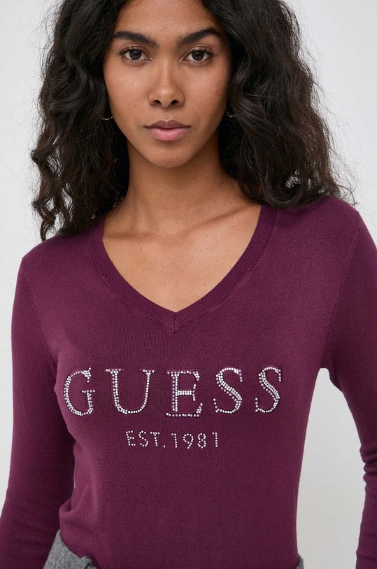 Guess sweter fioletowy W3BR24.Z2NQ2