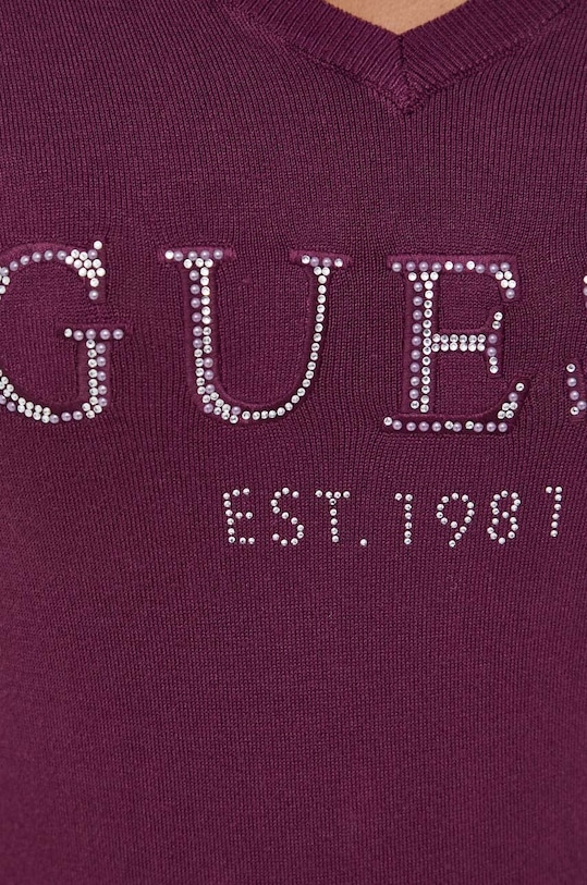 Guess sweter W3BR24.Z2NQ2 fioletowy