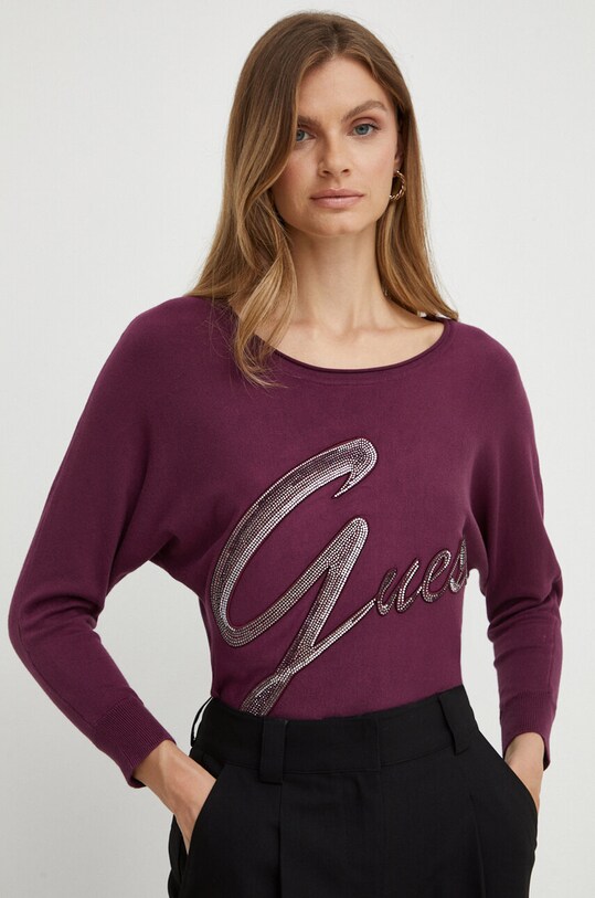 Свитер Guess W3BR25.Z2NQ2 фиолетовой AW23