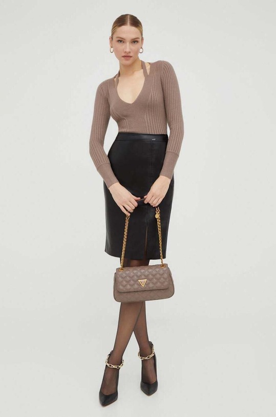 Пуловер Guess W3BR30.Z2V42 кафяв AW23