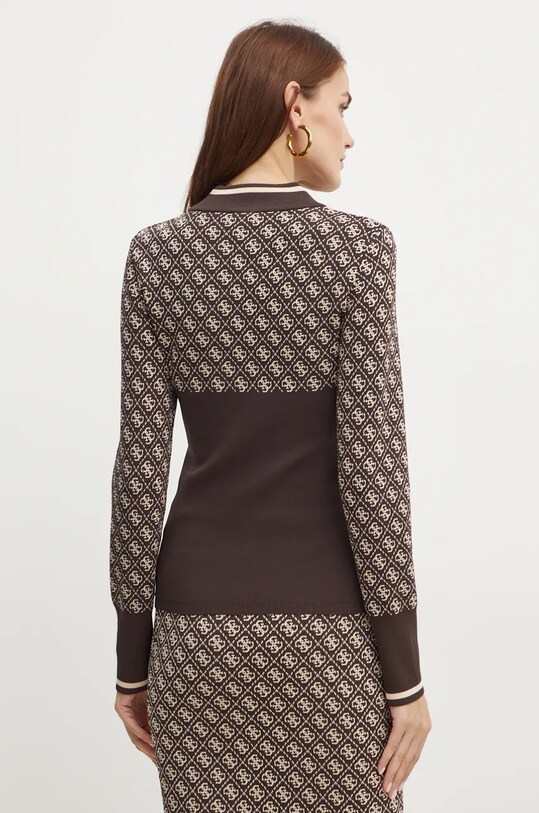 Îmbrăcăminte Guess pulover W3BR81.Z37K0 maro