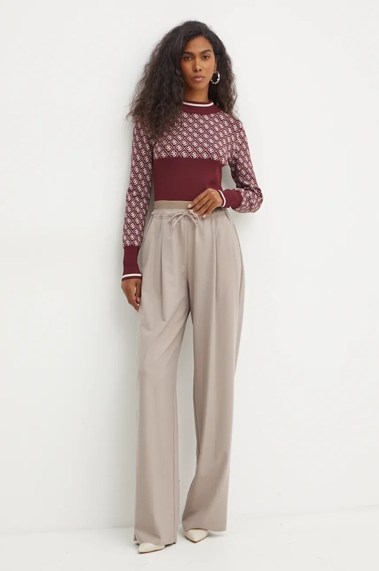 Свитер Guess W3BR81.Z37K0 бордо AW24