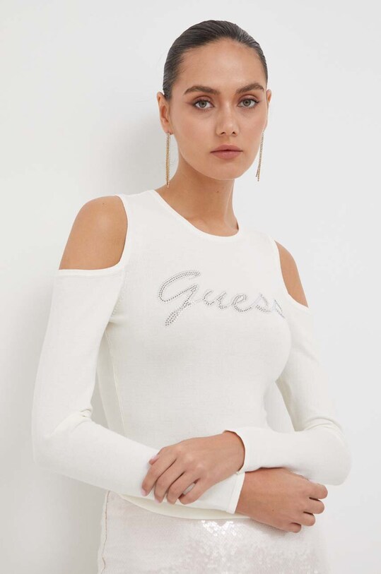 Guess sweter aplikacja beżowy W3BR80.Z2YK2