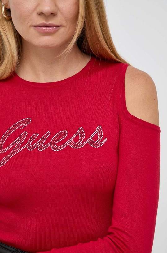 Guess sweter W3BR80.Z2YK2 czerwony