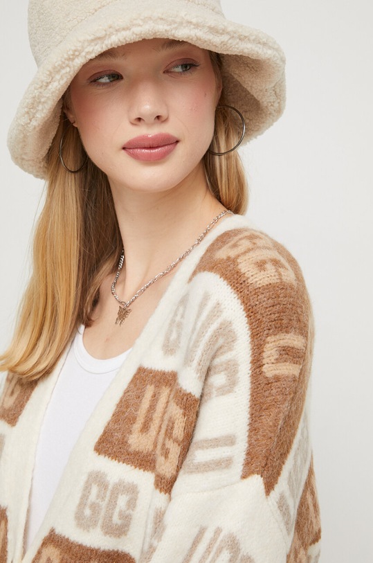 UGG kardigan z domieszką wełny beżowy 1149470
