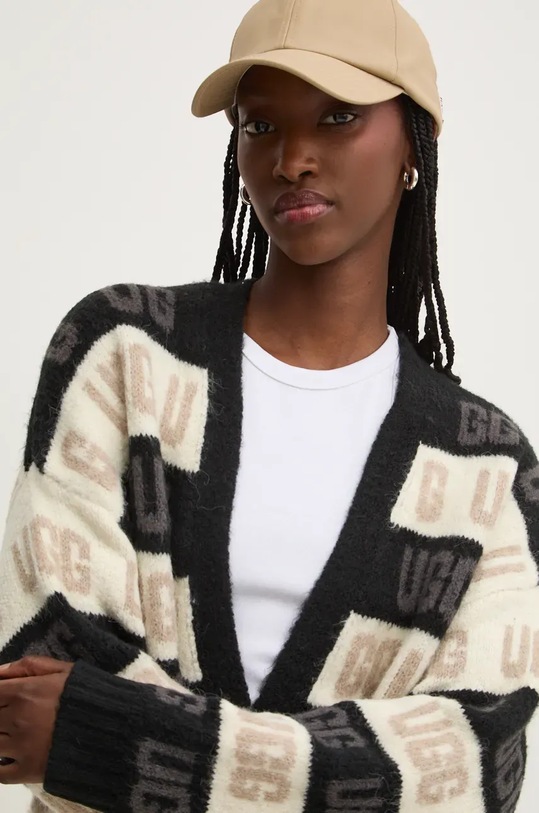 UGG kardigan z domieszką wełny czarny 1149470