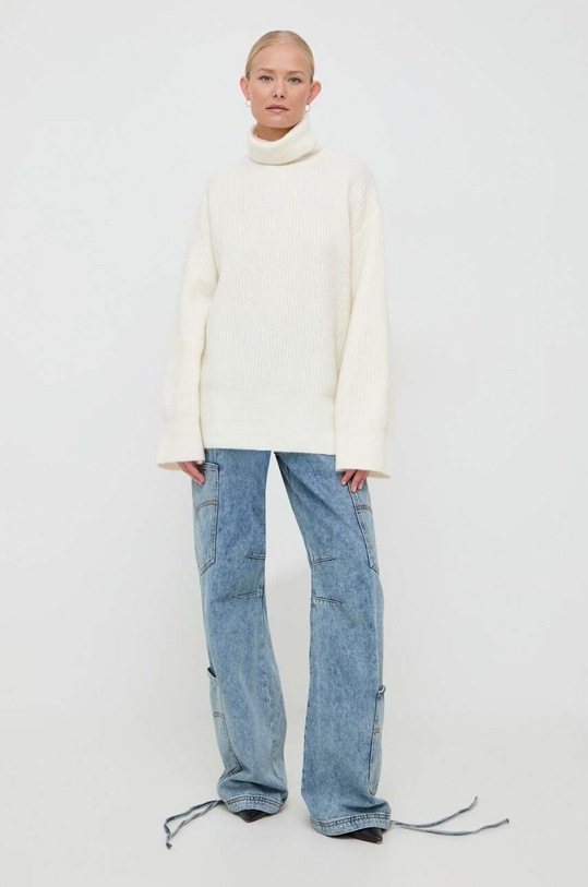 Notes du Nord maglione in lana 13283 beige AW23