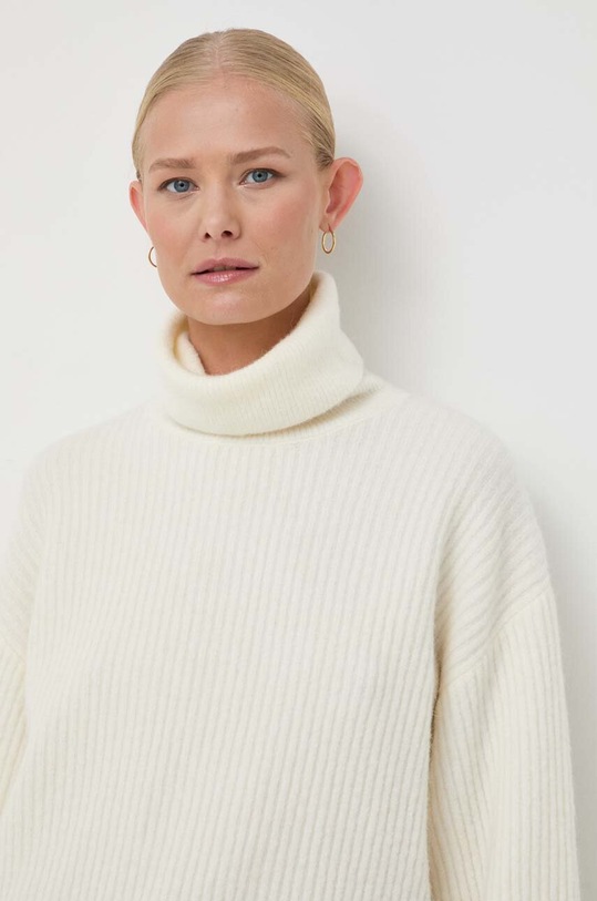 Notes du Nord maglione in lana beige 13283