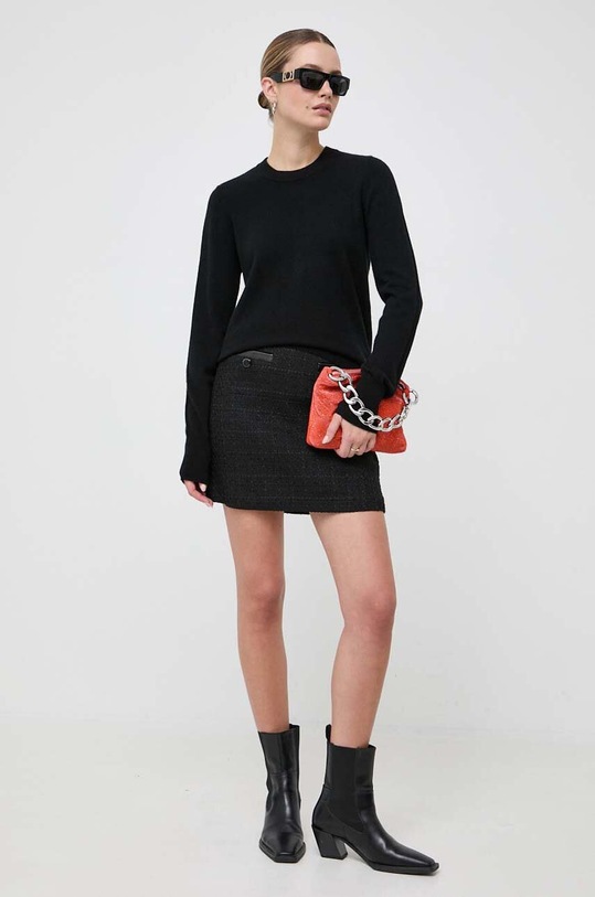 Notes du Nord pulover de casmir 13352 negru AW23