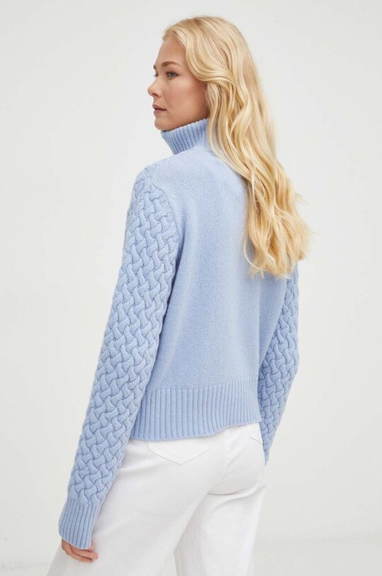 Odzież G-Star Raw sweter wełniany D23922.D170 niebieski