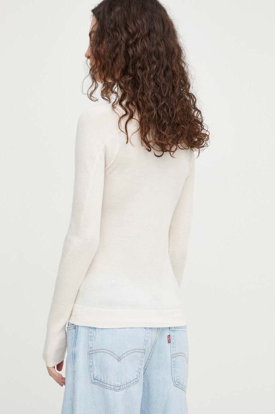 Odzież G-Star sweter wełniany D23678.B692 beżowy