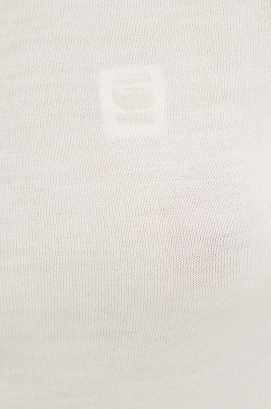 G-Star sweter wełniany D23678.B692 beżowy