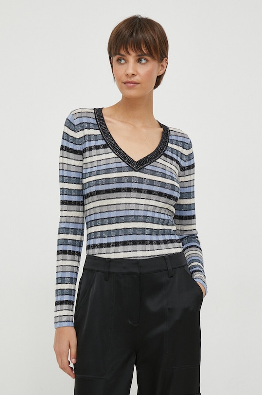 Pepe Jeans sweter pozostałe niebieski PL702032.0AA