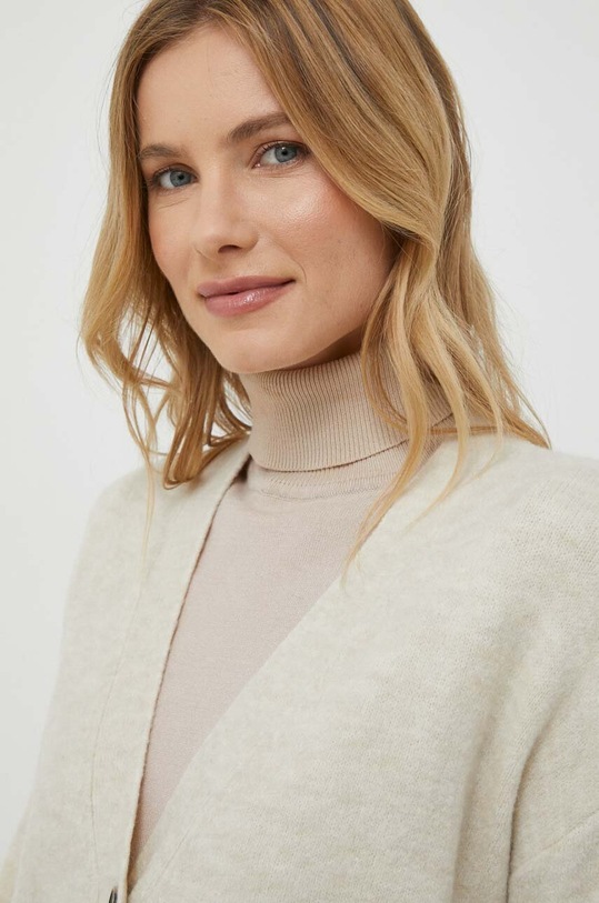 Svetr s příměsí vlny Pepe Jeans béžová PL702036.804