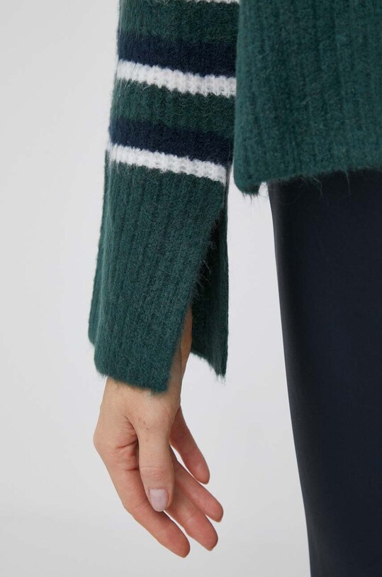 Pepe Jeans sweter z domieszką wełny PL702059.692 zielony