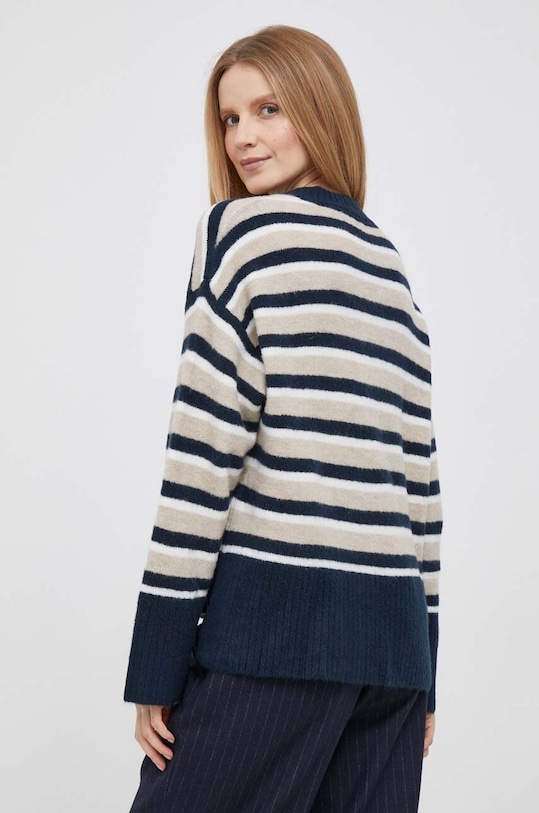 Odzież Pepe Jeans sweter z domieszką wełny Debbie PL702084.0AA beżowy