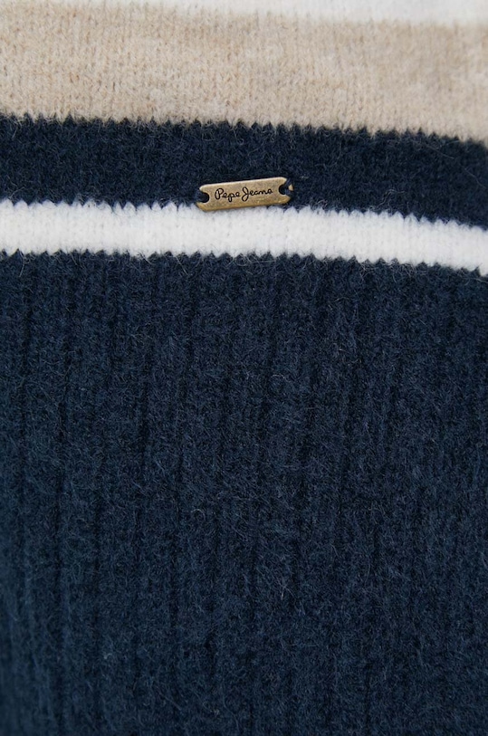 Pepe Jeans sweter z domieszką wełny Debbie PL702084.0AA beżowy