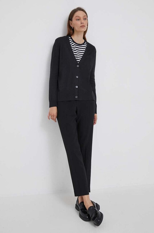 Pepe Jeans kardigan z domieszką wełny PL702044.999 czarny AW23