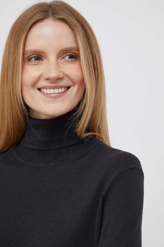 Pepe Jeans sweter z domieszką wełny Donna czarny PL702045.999