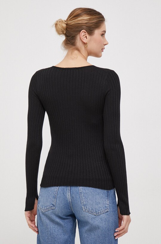 Odzież Pepe Jeans sweter z domieszką wełny PL702056.999 czarny