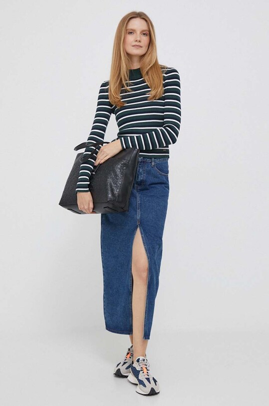 Pepe Jeans sweter PL702063.692 zielony AW23