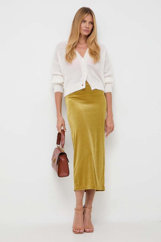 Max Mara Leisure kardigan wełniany 2333460436600 beżowy AW23