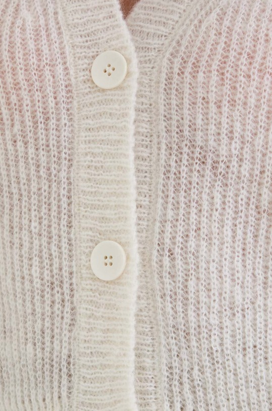 Max Mara Leisure kardigan wełniany 2333460436600 beżowy