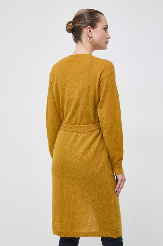 Odzież Max Mara Leisure kardigan wełniany 2333460536600 żółty