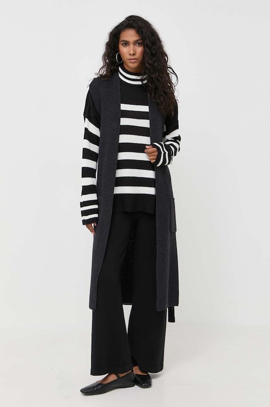 Μάλλινη ζακέτα Max Mara Leisure 2333560336600 γκρί AW23