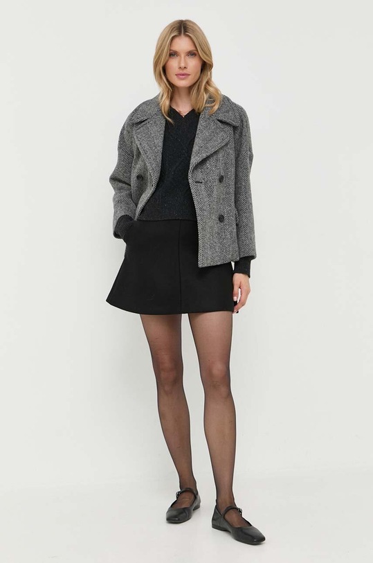 Max Mara Leisure sweter wełniany 2333661336600 czarny AW23