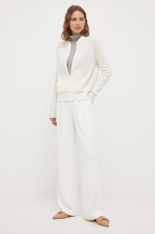 Max Mara Leisure longsleeve 2339460636600 szary AW23