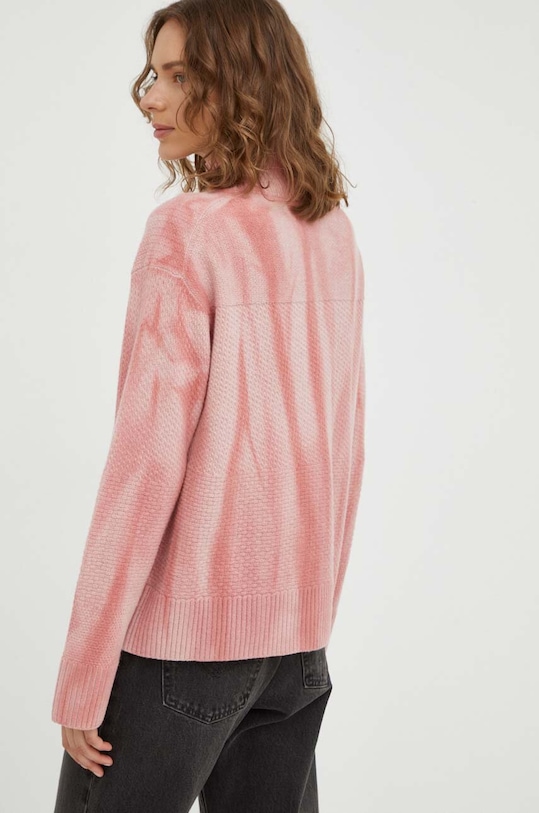 Odzież PS Paul Smith sweter wełniany W2R.336N.L31110 różowy