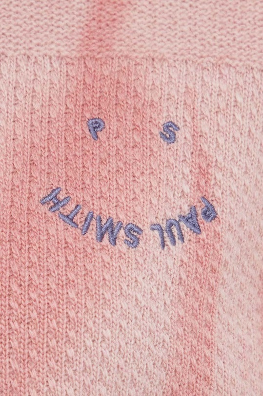 PS Paul Smith sweter wełniany W2R.336N.L31110 różowy