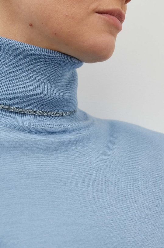 PS Paul Smith sweter wełniany W2R.323N.L31054 niebieski