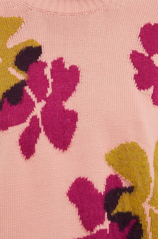 PS Paul Smith sweter z domieszką wełny W2R.344N.L31115 różowy