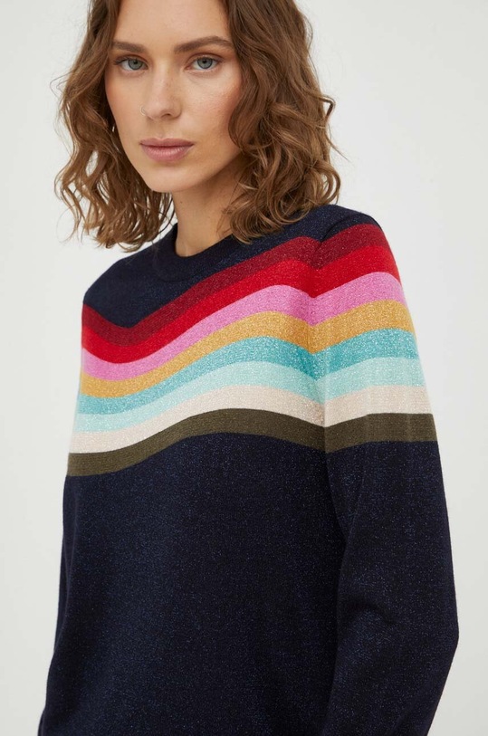 Vuneni pulover PS Paul Smith mornarsko plava W2R.332N.L31107