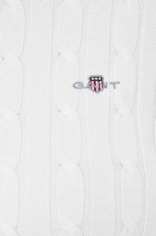 Πουλόβερ Gant 4800100 λευκό