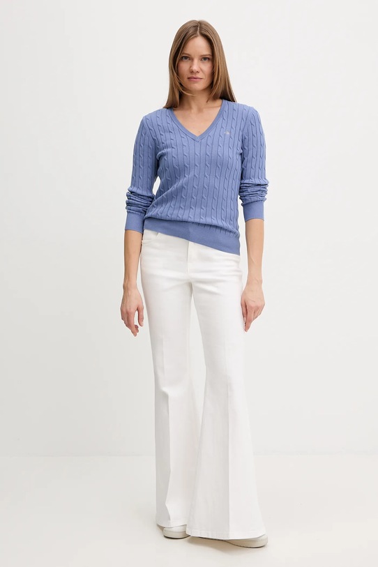 Gant sweter 4800101 niebieski AW25