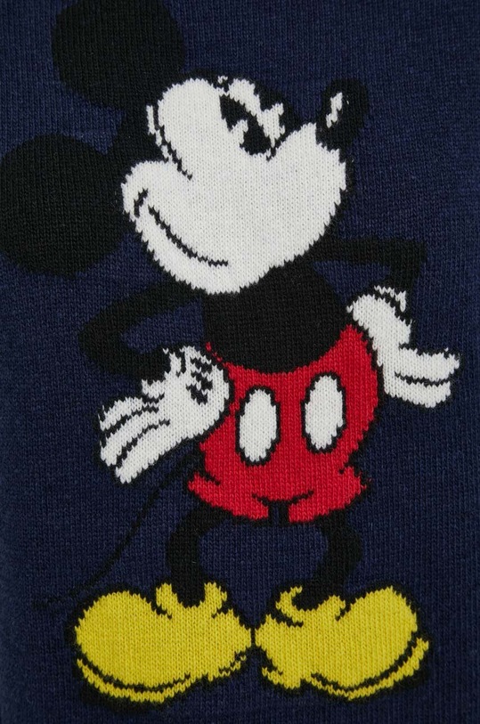 United Colors of Benetton gyapjú pulóver x Disney 1244K105U.852 sötétkék