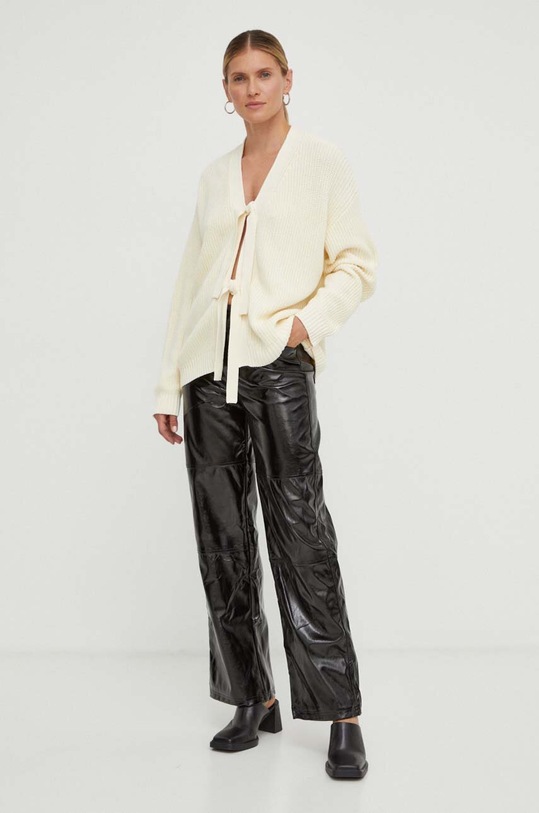 Résumé kardigan bawełniany 18691029 beżowy AW23