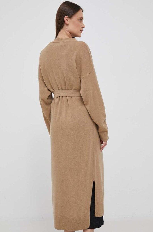 Ρούχα Μάλλινη ζακέτα United Colors of Benetton 1044D602C.34A καφέ
