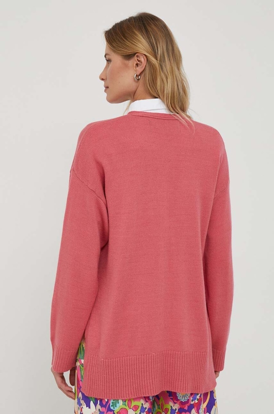 Îmbrăcăminte United Colors of Benetton pulover de lana 122ND4017.11F roz