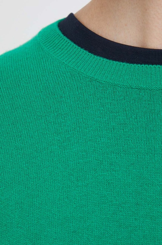 Вълнен пуловер United Colors of Benetton 1002D1K01.0M3 зелен
