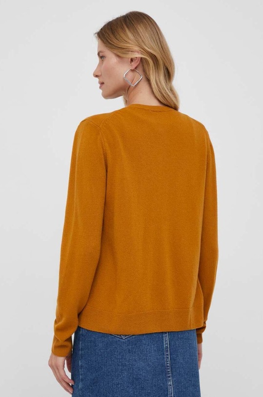 Одежда Шерстяной кардиган United Colors of Benetton 1002D5485.072 коричневый
